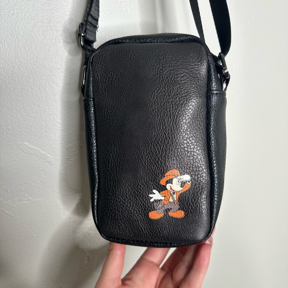 Disney Gray and Black Messenger Canera Bag with Mickey Mouse Design - Picture 4 of 5